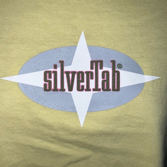 Levi’s Silver Tab Cropped Jordie tee yellow, size S - Picture 3 of 7